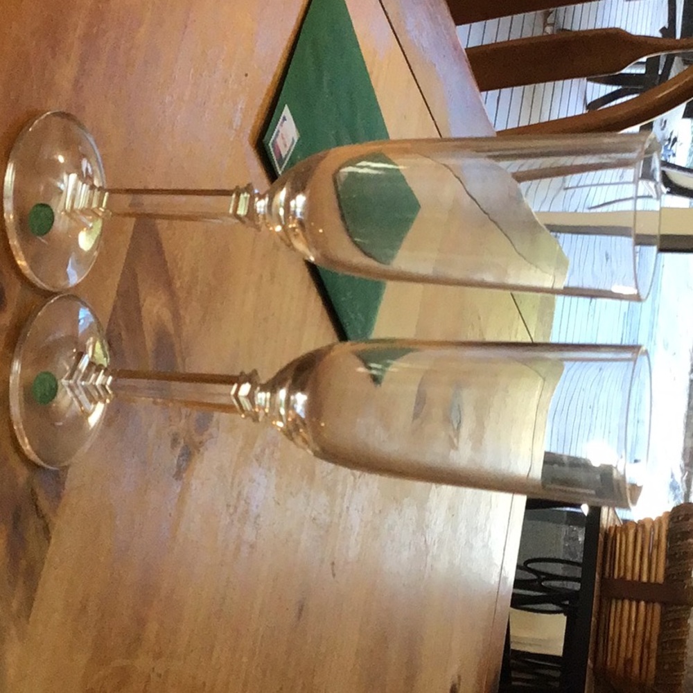 Tiffany and co champagne glasses